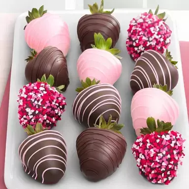chocolate covered strawberries art - Google Search