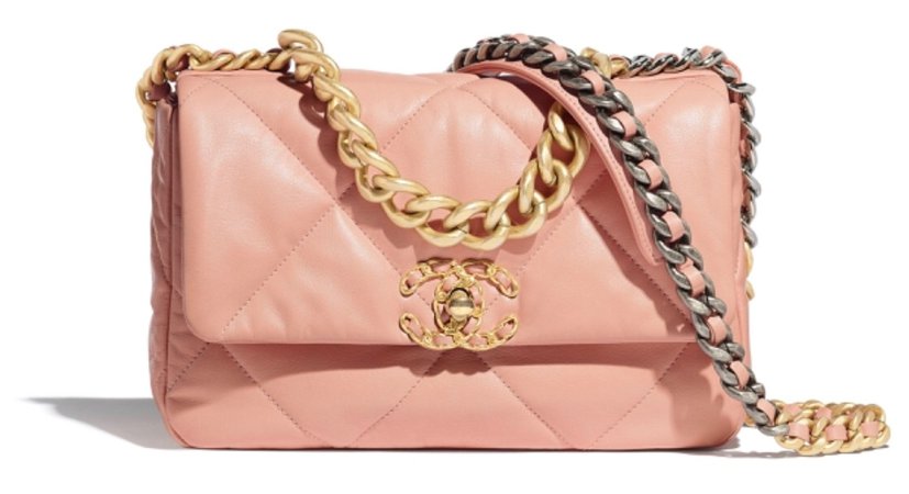Chanel 19 Light Pink Bag