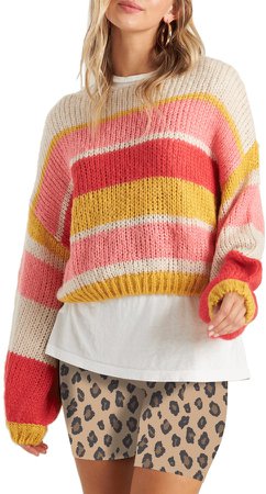 Soft Wind Stripe Sweater