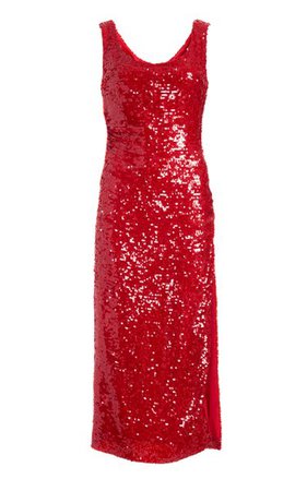 Deanna Sequin Midi Dress By Markarian | Moda Operandi