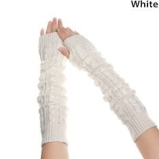 arm warmers white