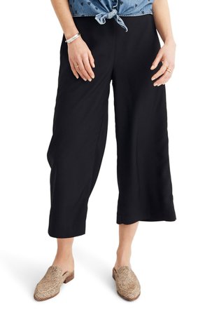 Madewell Huston Pull-On Crop Pants (Regular & Plus Size) | Nordstrom