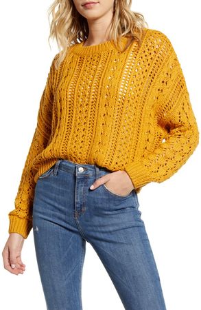 MINKPINK Kimmy Cotton Blend Sweater | Nordstrom