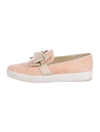Michael Kors Suede Slip-On Sneakers - Shoes - MIC86370 | The RealReal