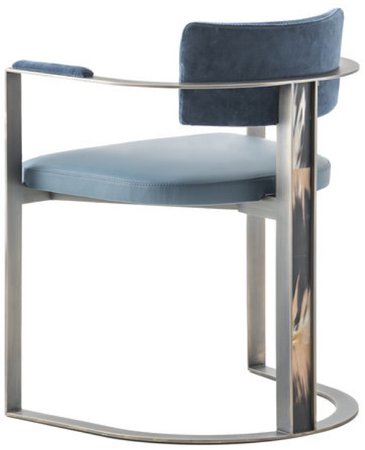 ARCAHORN Blue Metal Chair
