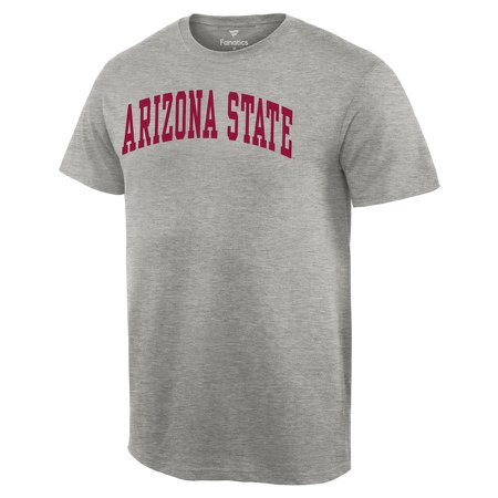 Men's Heathered Gray Arizona State Sun Devils Basic Arch T-Shirt