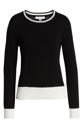 1901 Colorblock Rib Front Sweater | Nordstrom