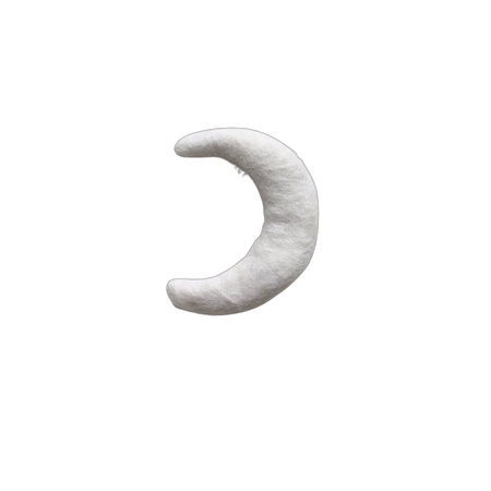 White Felt Moon