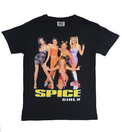Spice Girls 100% Cotton Vintage Black Brand New Rock Tour | Etsy