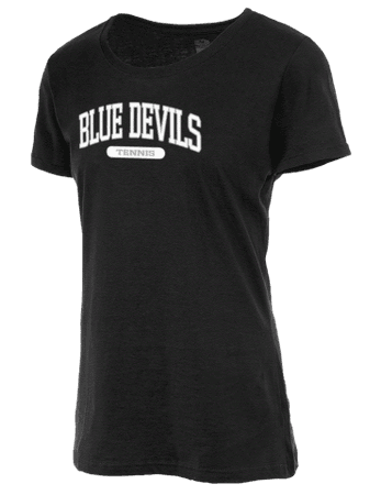 Walla High School Blue Devils Fruit of the Loom Women's 5oz Cotton T-Shirt
