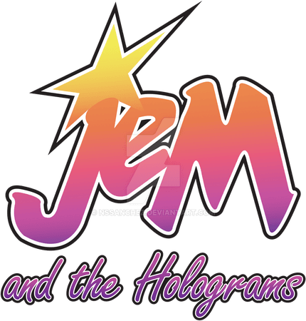 Jem and The Holograms logo by NSSanchez on DeviantArt