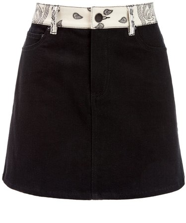 Good Bandana Patchwork Mini Skirt