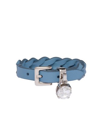 Miu Miu Crystal-Embellished Bracelet 5IB3202D8K Blue | Farfetch