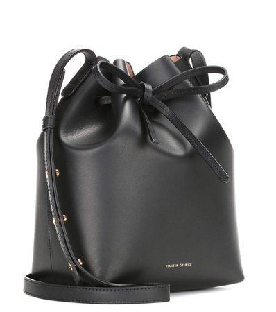 Mini Bucket Leather Crossbody Bag - Mansur Gavriel | mytheresa.com