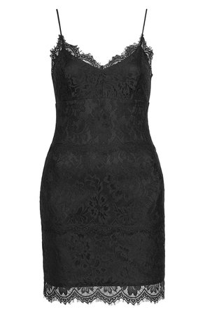 *clipped by @luci-her* Topshop Lace Body-Con Slipdress