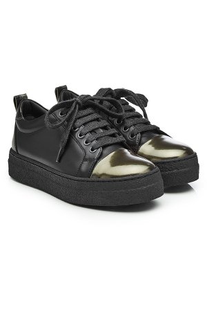 Leather Sneakers with Platform Gr. IT 39.5