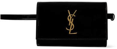 Kate Patent-leather Belt Bag - Black