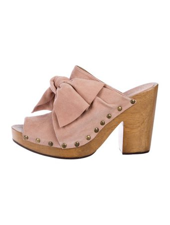 Ulla Johnson Suede Platform Sandals - Shoes - WUL31135 | The RealReal
