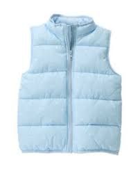 light blue puffer vest - Google Search