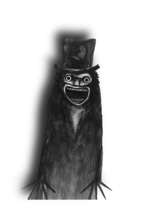 The Babadook book art scary movies