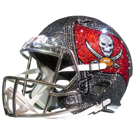 Tampa Bay Buccaneers Swarovski Crystal Large Football Helmet