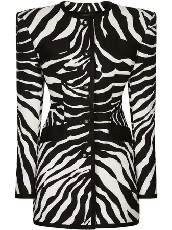 Dolce & Gabbana zebra-print Blazer - Farfetch