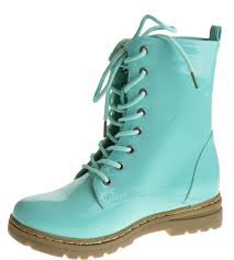 teal combat boots - Google Search