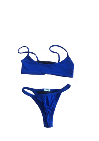 cobalt blue bikini