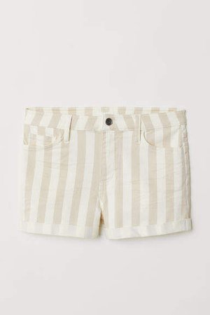 Short Twill Shorts - White