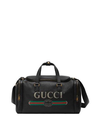 leather gucci duffle