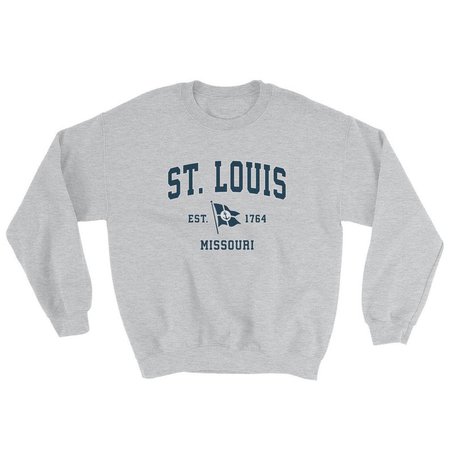 St. Louis MO Sweatshirt Vintage St. Louis Missouri Sailing | Etsy