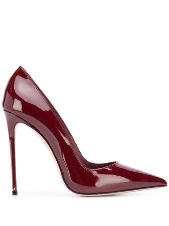 Shop red Le Silla Eva pointed pumps with Afterpay - Farfetch Australia