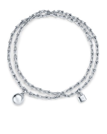 Tiffany HardWear wrap necklace in sterling silver. | Tiffany & Co.