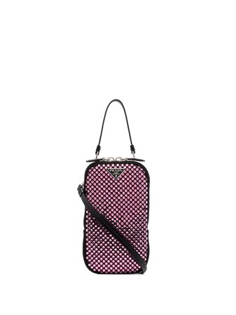 Prada Crystal Embellished Mini Bag | Farfetch.com