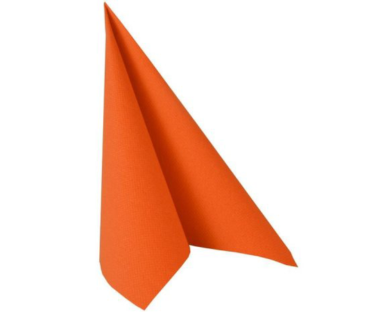 orange napkin