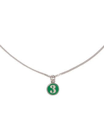 Tri / No.3 basic necklace / Green | W Concept