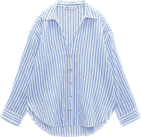 striped button shirt