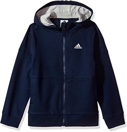 Amazon.com: adidas Boys' Toddler Athletics Jacket, Charcoal Grey Heather, 3T: Clothing