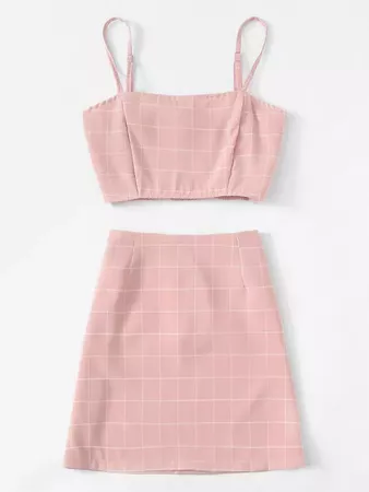 Cute two piece set pink