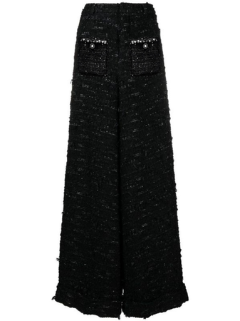CHANEL SPRING-SUMMER 2022 ACT I GLITTERED TWEED PANTS