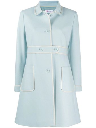 pastel blue coat