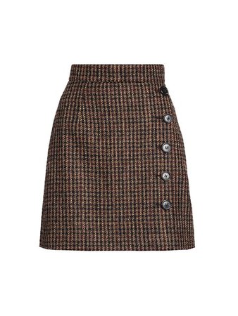 Dolce & Gabbana Check Mini Skirt | SaksFifthAvenue