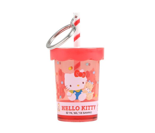 Hello Kitty Plastic Cup Keychain - Sanrio