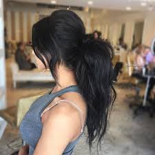 black hair in a ponytail - Google Search