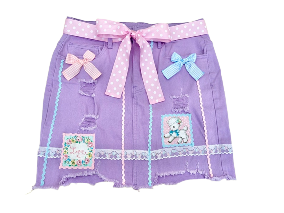 kawaii lilac skirt