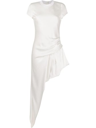 Alexander Wang Asymmetric Cap Sleeve Dress | Farfetch.com