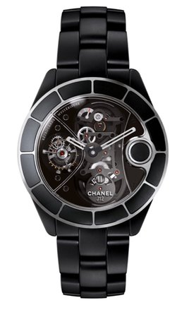 black matte Chanel watch