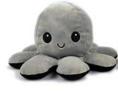 Grey Octopus Stuffie