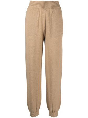 MSGM fine-knit elasticated-waistband Trousers - Farfetch