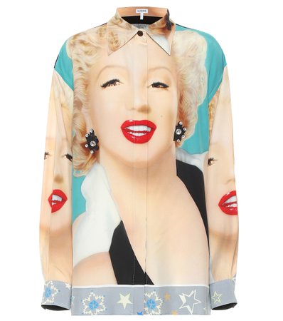 LOEWE Marilyn Monroe printed shirt